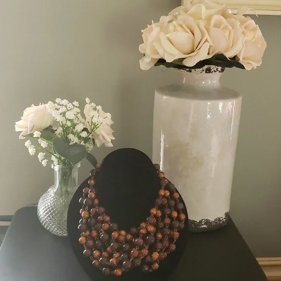 Multi strand bead necklace - Picture 1 of 3